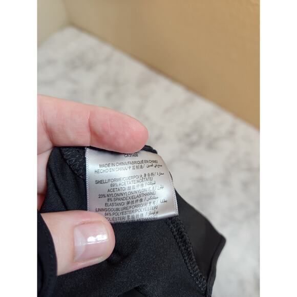 BCBGMAXAZRIA Women's Black Sleeveless Halter Neck Cocktail Mini Dress Size XS - Picture 4 of 6